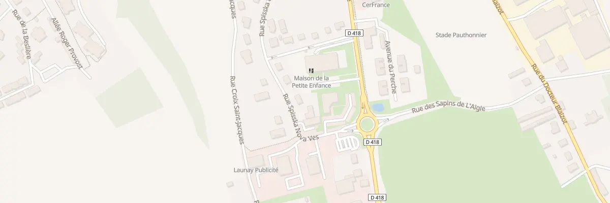 Plan du 4B Rue Spisska Nova Ves à L’Aigle