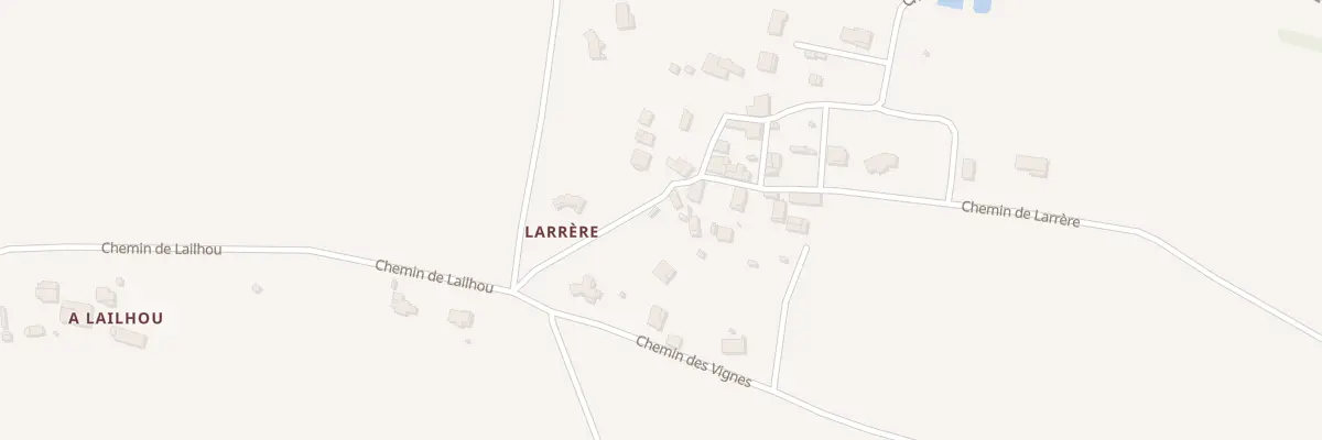 Plan du 162 Che de Larrere à Sainte-Christie