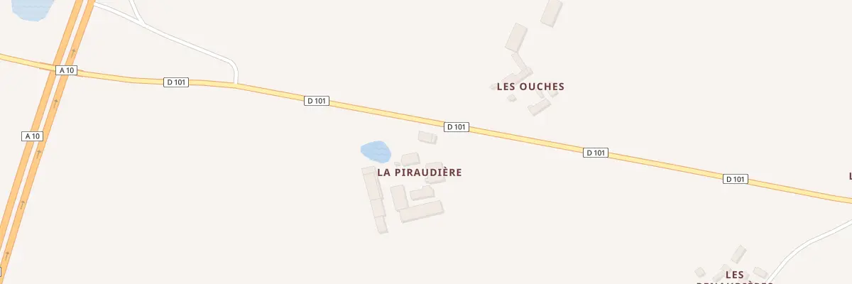 Plan du 584 La Piraudiere à Saint-Épain