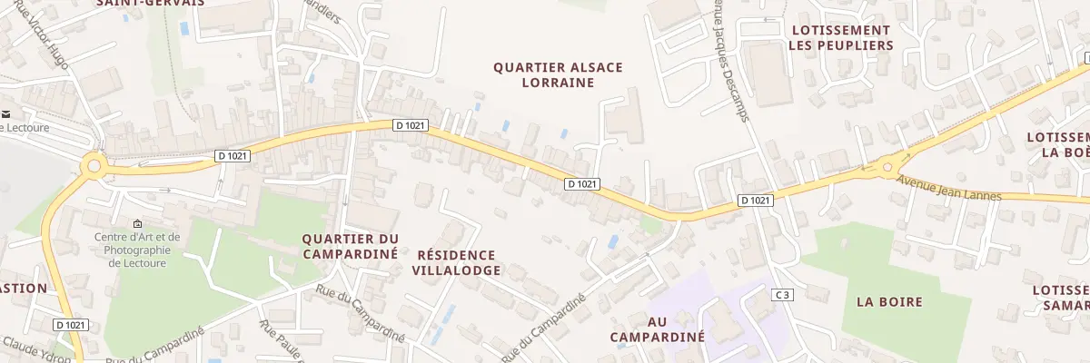 Plan du 82 Rue Alsace Lorraine à Lectoure