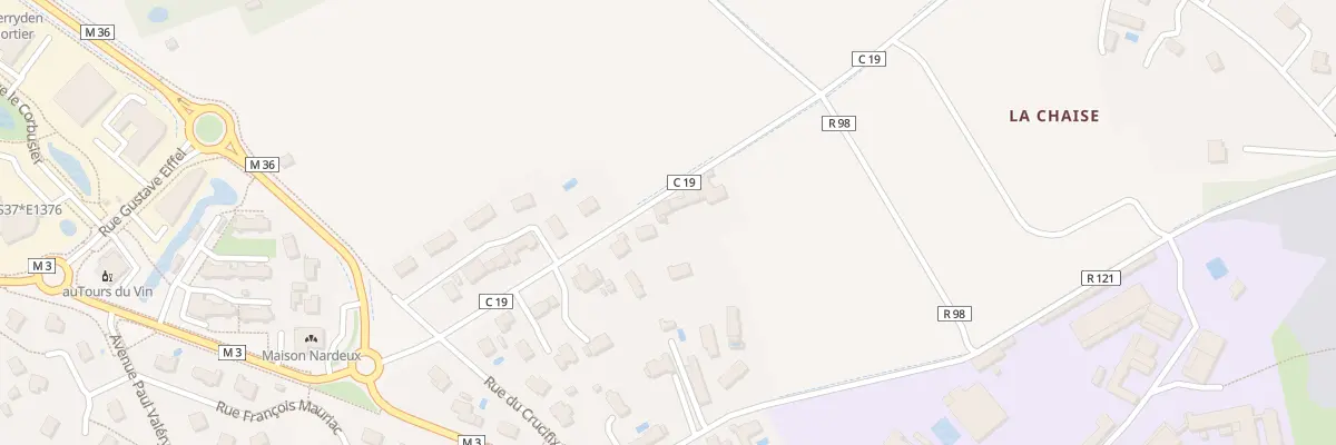 Plan du 18B Rue Romain Rolland à Fondettes
