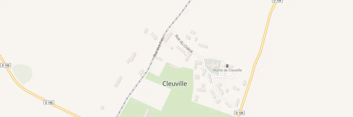 Plan du 211 Rue de l’Eglise à Cleuville