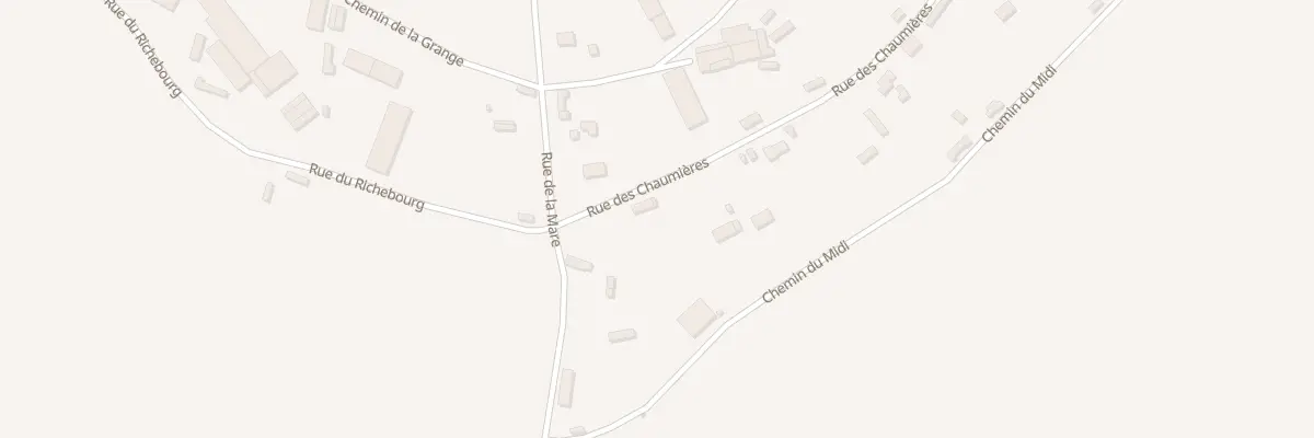 Plan du 54 Rue des Chaumières à Colletot