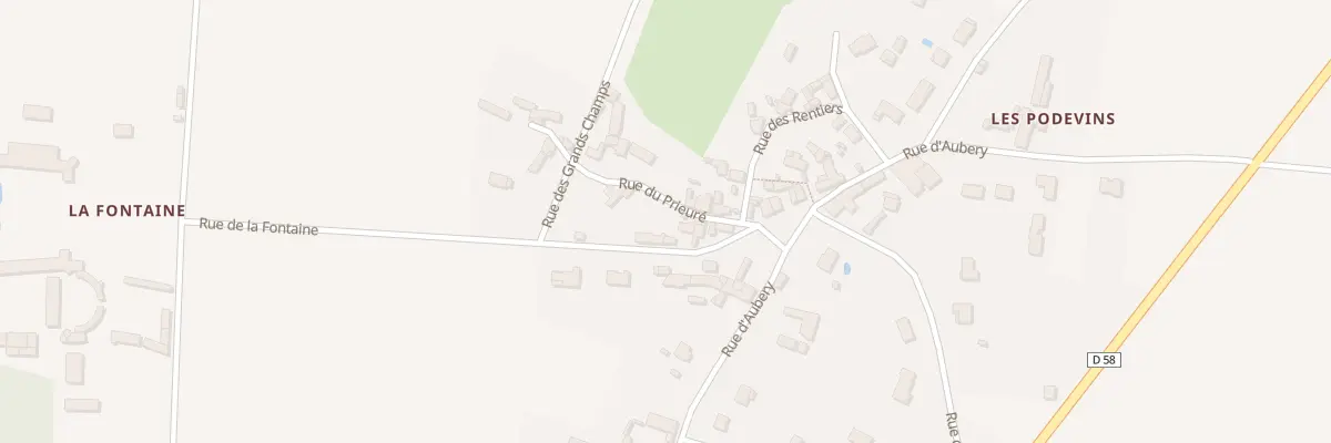 Plan du 5 Rue du Prieuré aux Ormes