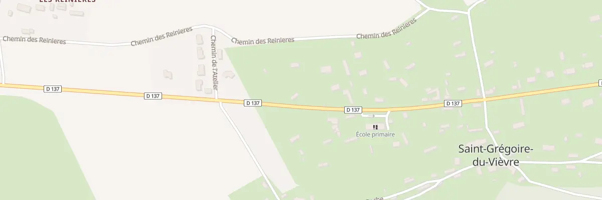 Plan du 1806 Rte du Vievre à Saint-Grégoire-du-Vièvre