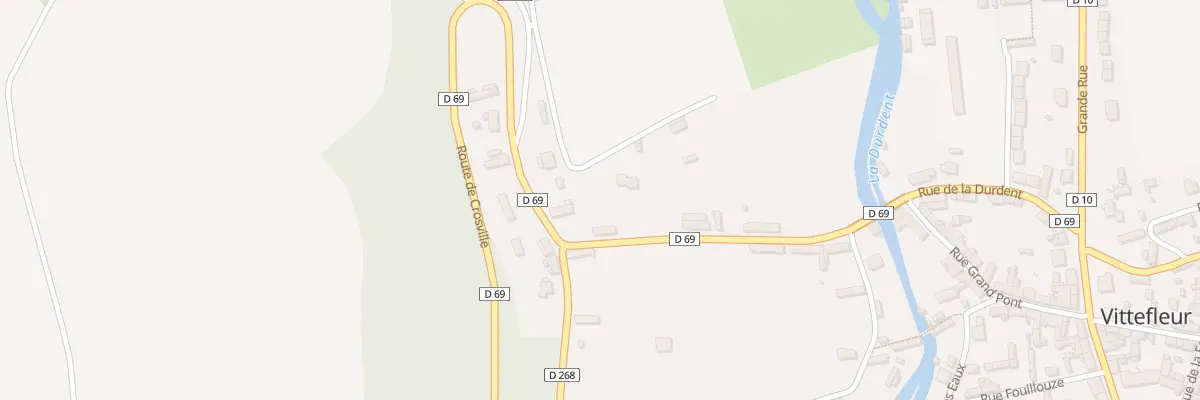 Plan du 10 Rue du Bas de la Ville à Vittefleur