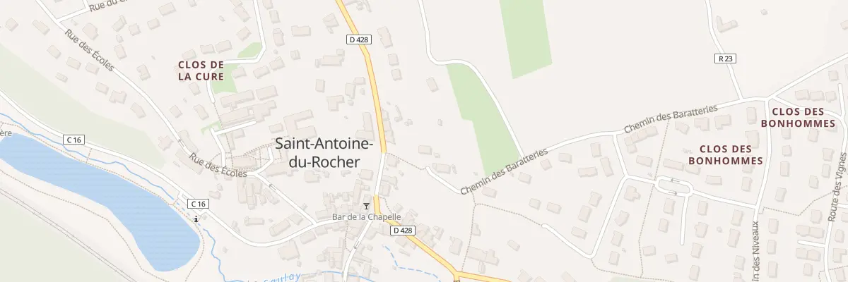 Plan du 297 Che des Baratteries à Saint-Antoine-du-Rocher