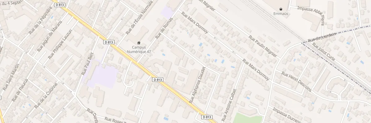 Plan du 21 Rue du Docteur Labesque à Agen