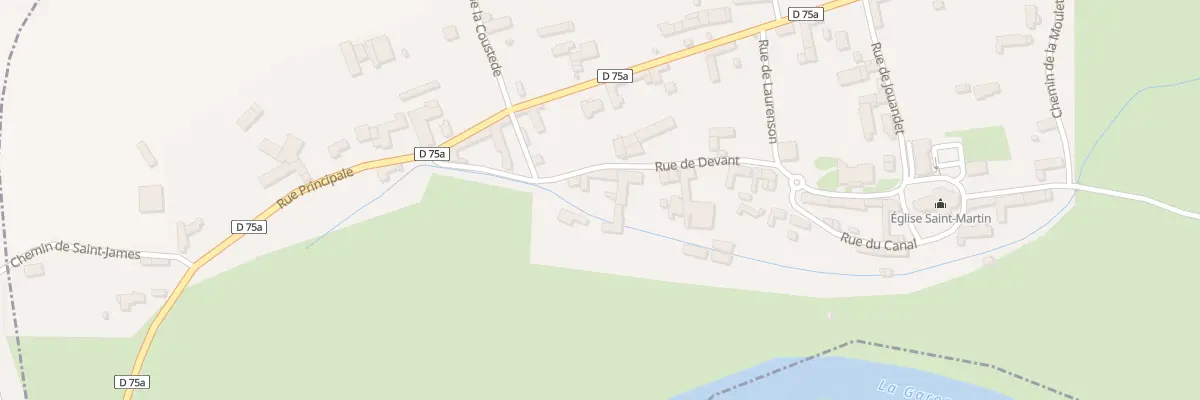 Plan du 17 Rue de Devant à Bordes-de-Rivière