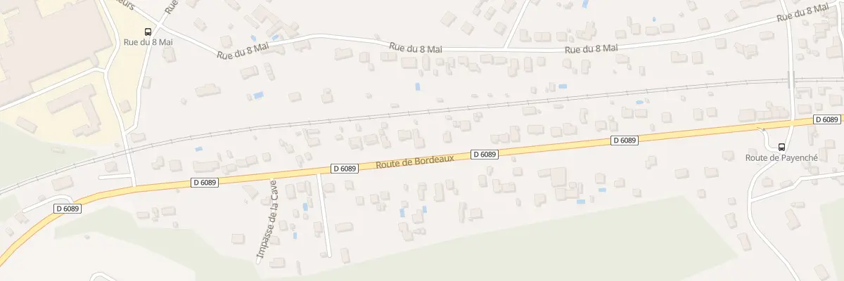 Plan du 200 Rte de Bordeaux à Marsac-sur-l’Isle