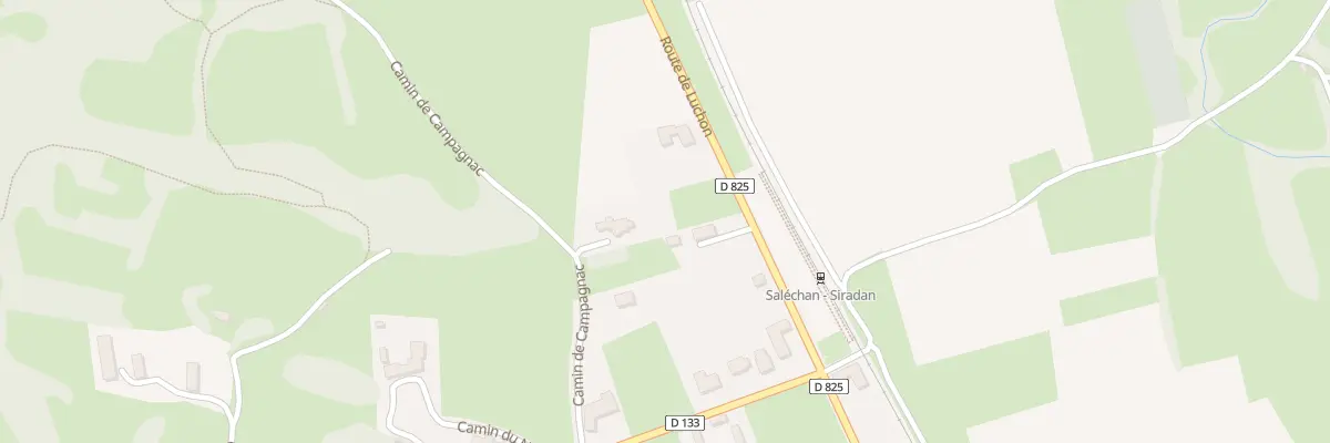 Plan du 162 Cami de Campagnac à Saléchan