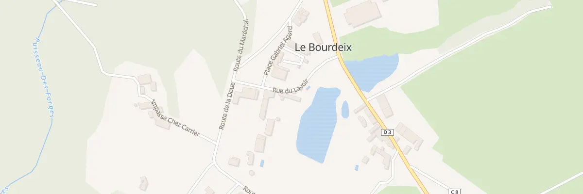 Plan du 6 Le Bourg Sud au Bourdeix