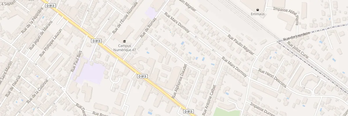 Plan du 19 Rue du Docteur Labesque à Agen