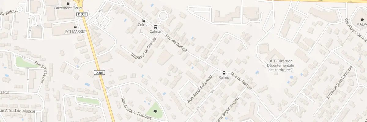 Plan du 42 Rue de Barleté à Agen