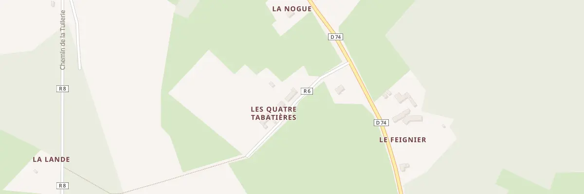 Plan du 5280 Les Quatre Tabatieres à Coudrecieux