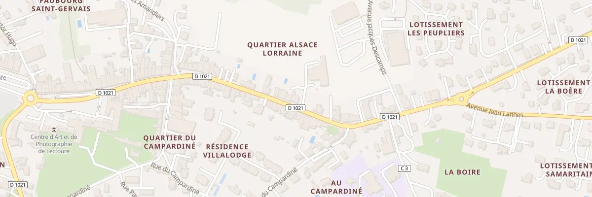 Plan du 97 Rue Alsace Lorraine à Lectoure