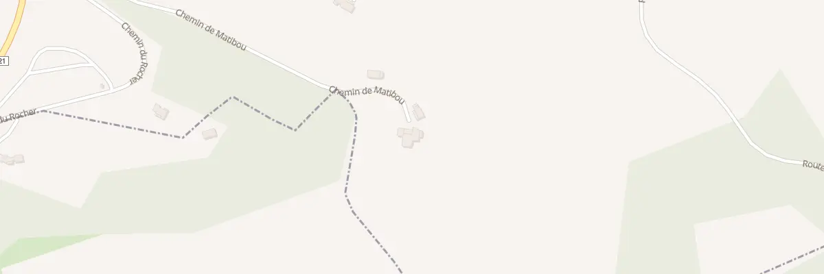Plan du 445 Che de Matibou à Cancon