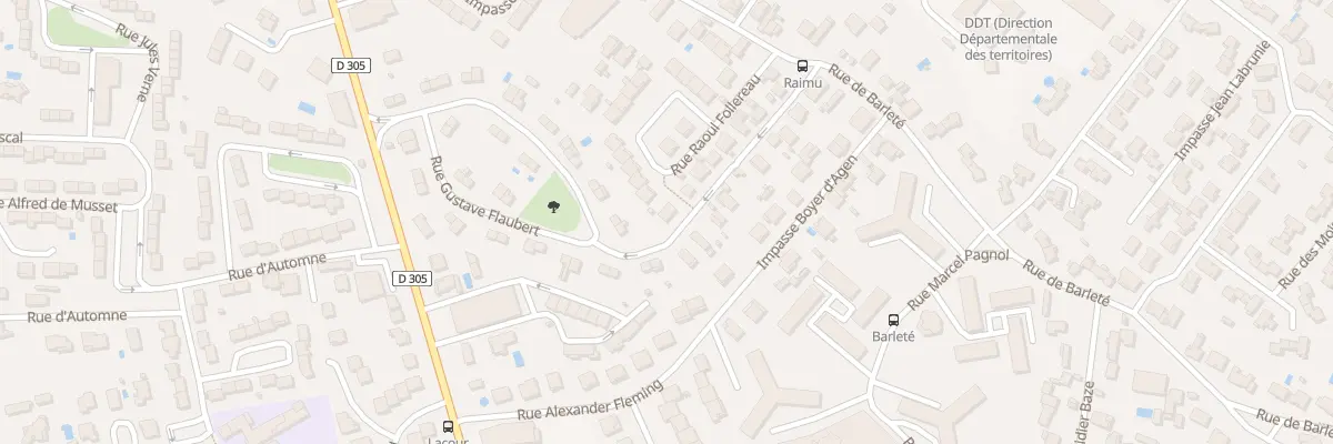 Plan du 21 Rue Jules Raimu à Agen