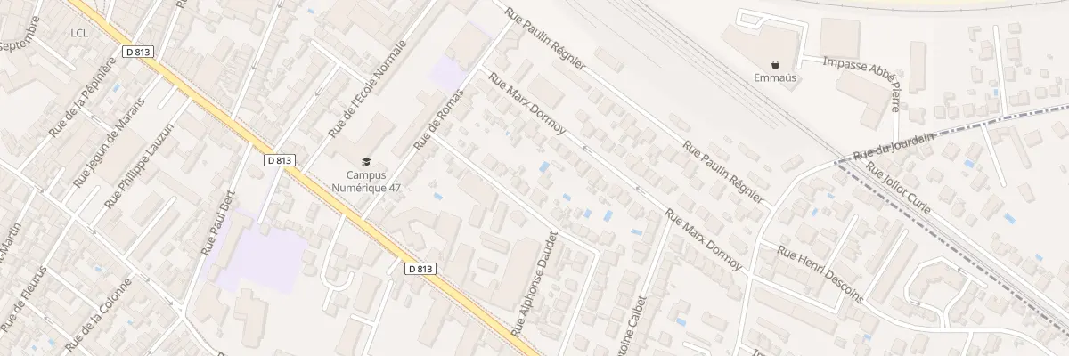 Plan du 32 Rue du Docteur Labesque à Agen