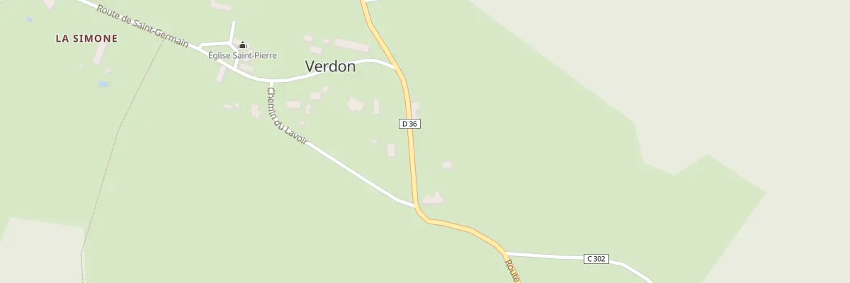 Plan du 16 La Grande Garenne à Verdon