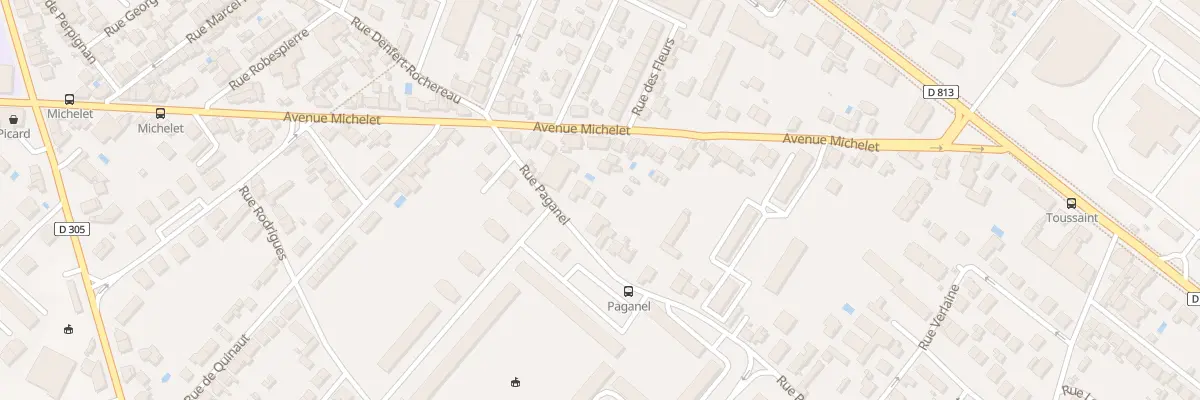 Plan du 11 Rue Paganel à Agen