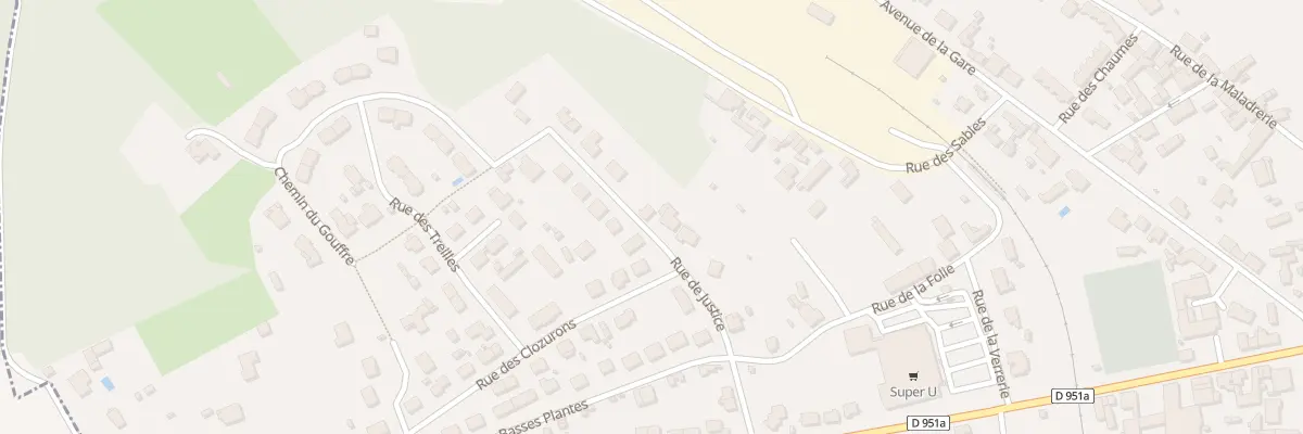 Plan du 10 Rue de Justice à Chauvigny