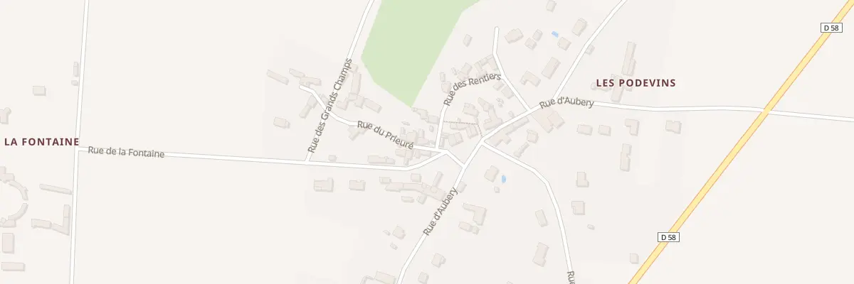 Plan du 2 Rue du Prieuré aux Ormes