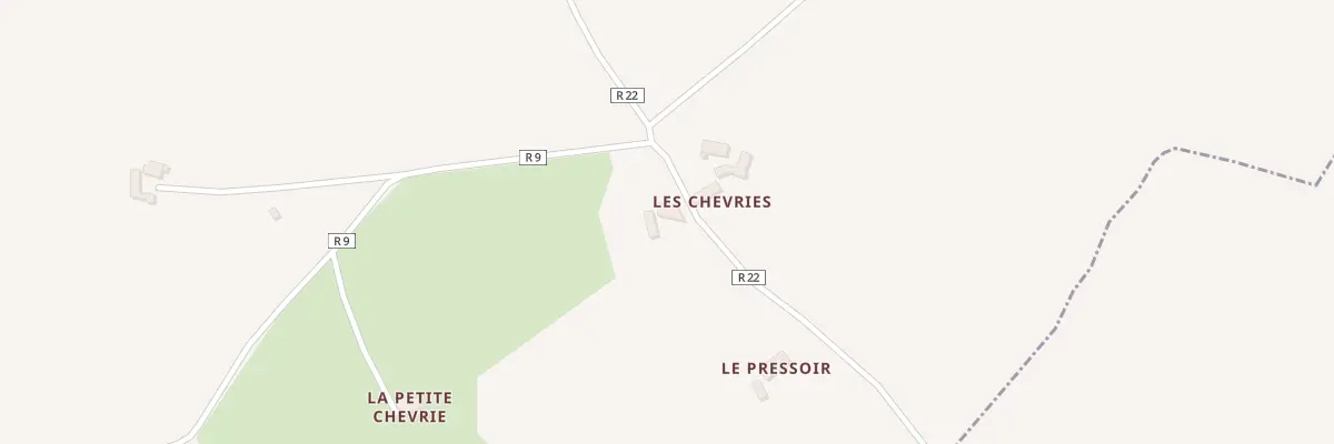 Plan du 5109 Les Chevries à Écorpain