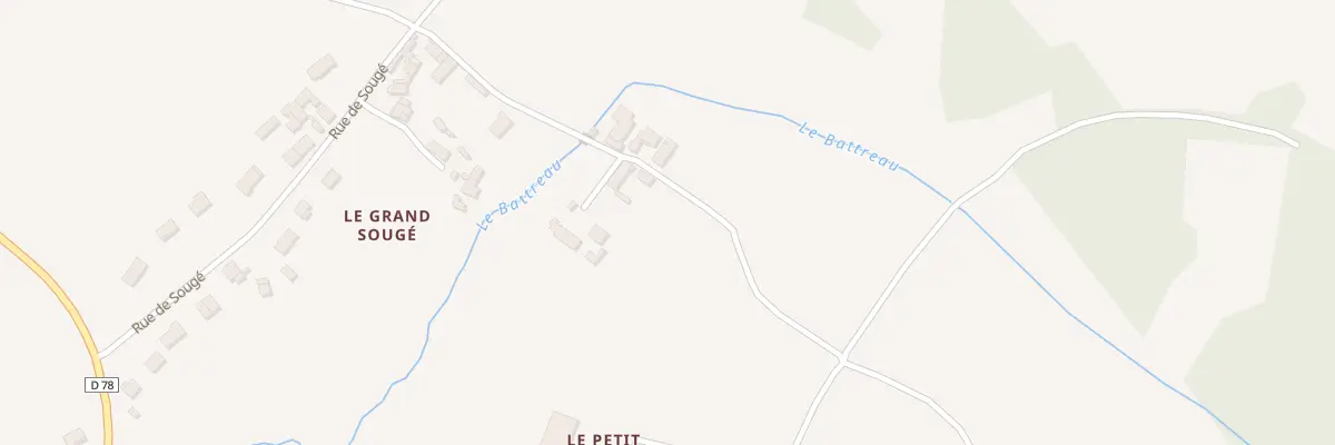 Plan du 56 Rue de Sougé à Oyré