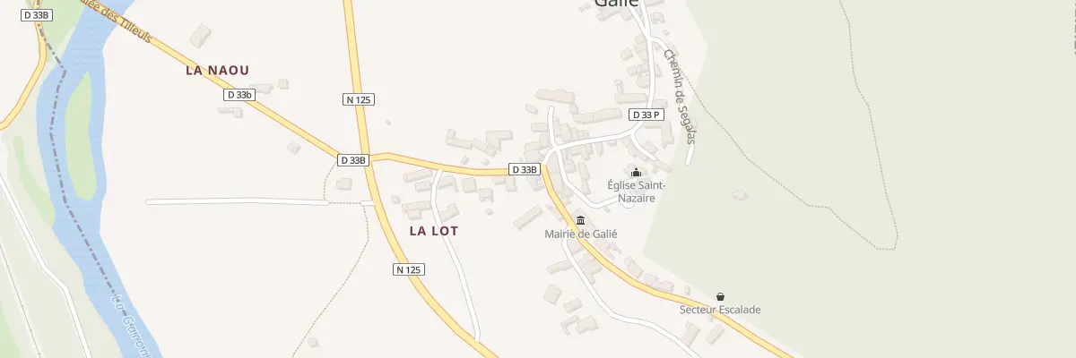 Plan du 67 Le Village à Galié