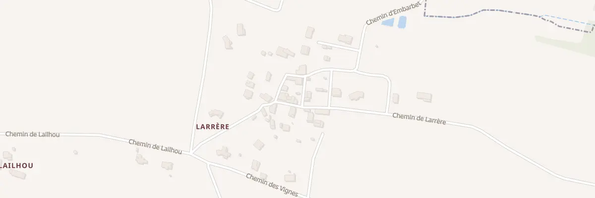 Plan du 209 Chem de Larrere à Sainte-Christie