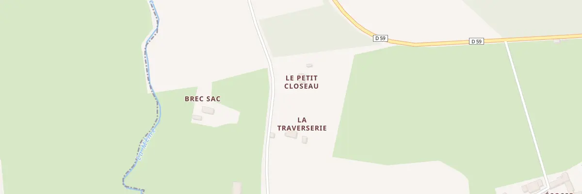 Plan du 5007A Le Petit Closeau à Souvigné-sur-Même