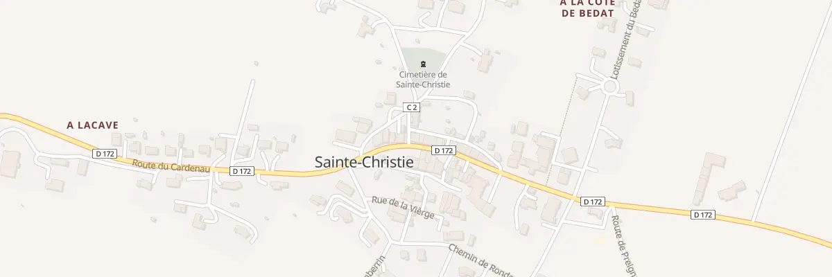 Plan du 7 Rue Principale à Sainte-Christie
