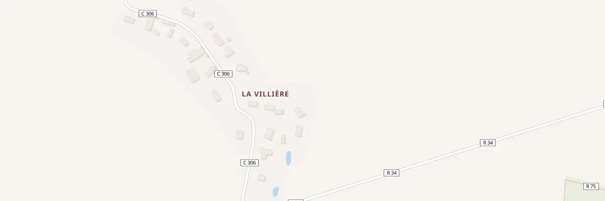Plan du 10 La Villiere à Thilouze