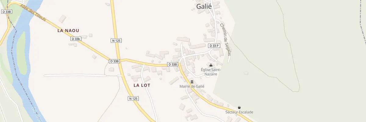 Plan du 7 Pl de la Gau à Galié