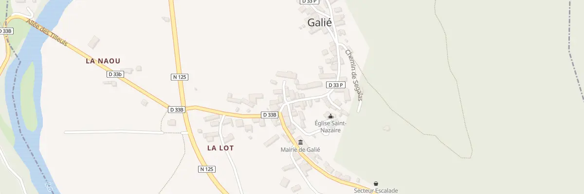 Plan du 38 Le Village à Galié