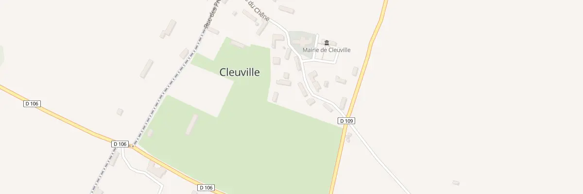 Plan du 59 Rue de l’Eglise à Cleuville