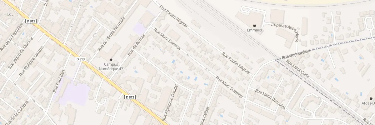 Plan du 22 Rue Marx Dormoy à Agen