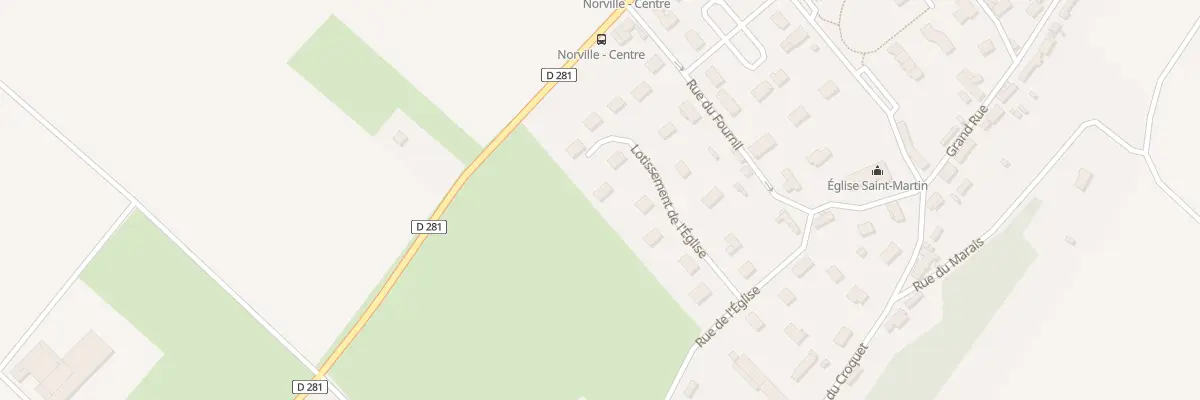 Plan du 6 Lot de l’Eglise à Norville