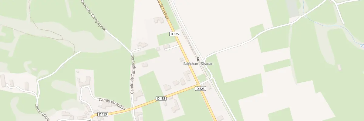 Plan du 894 Rte de Luchon à Saléchan