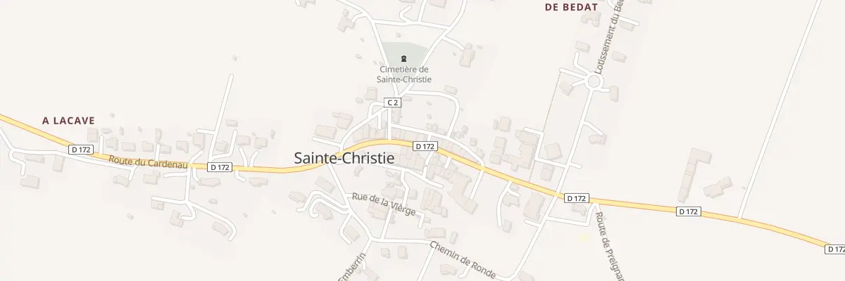 Plan du 13 Rue Principale à Sainte-Christie