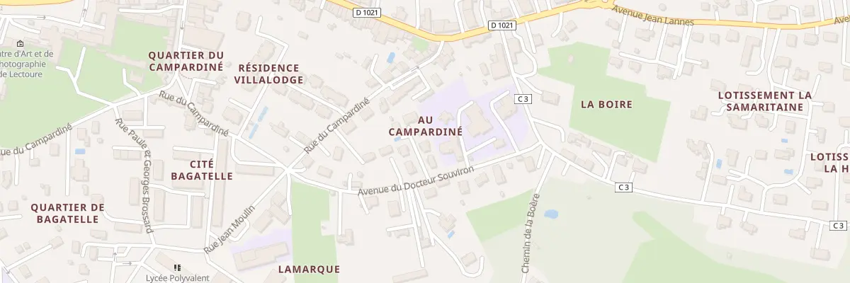 Plan du 4 Lot du Campardiné à Lectoure