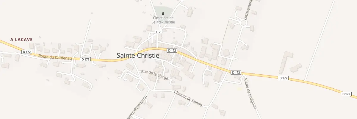 Plan du 15 Rue du Chateau à Sainte-Christie