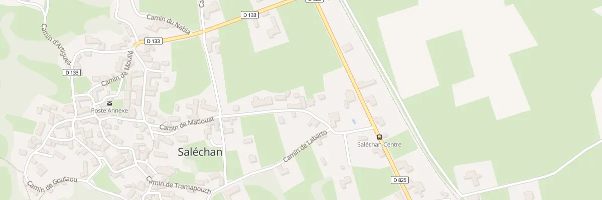Plan du 133 Cami Dera Laneto à Saléchan