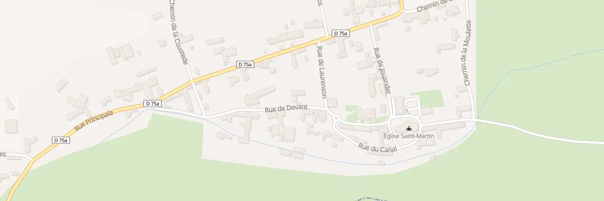 Plan du 2 Rue de Devant à Bordes-de-Rivière