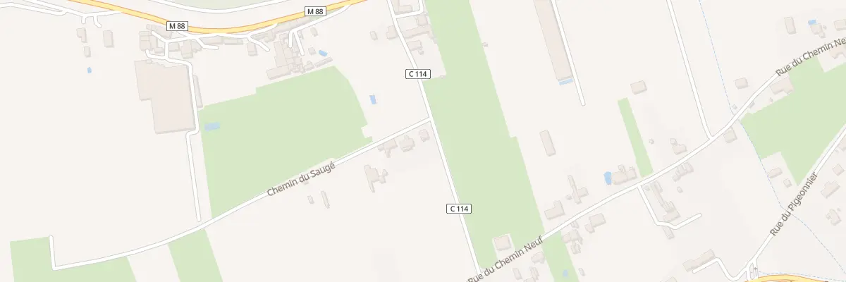 Plan du 7 Che du Saugé à La Riche