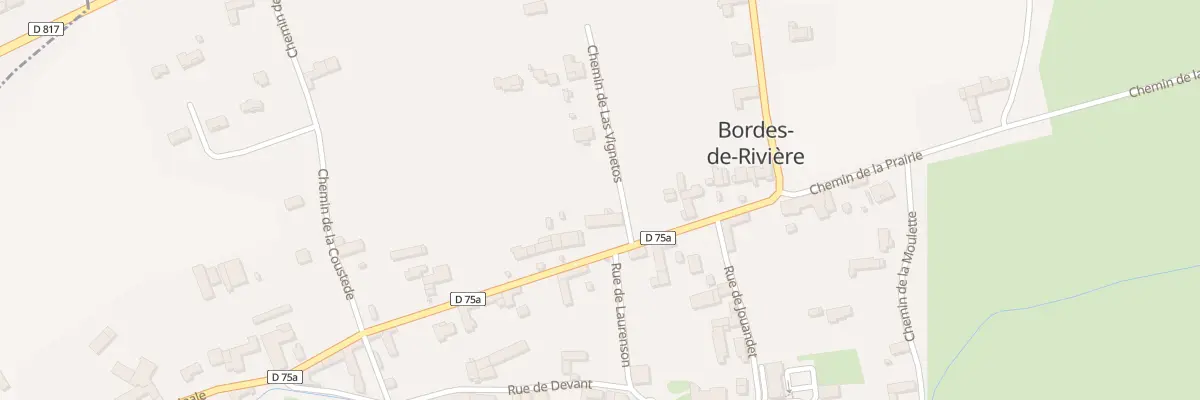 Plan du 30 Rue Principale à Bordes-de-Rivière