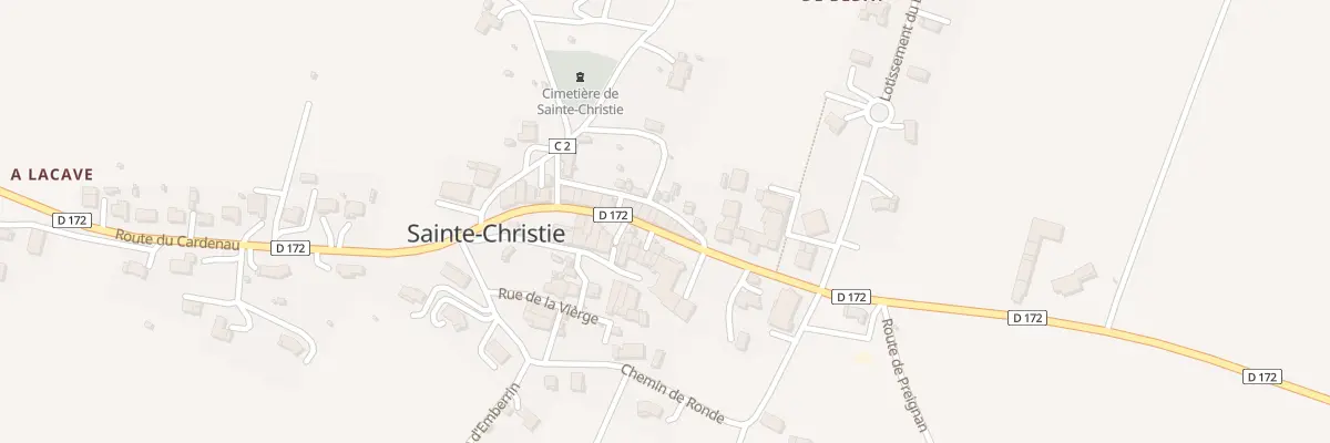 Plan du 23 Rue Principale à Sainte-Christie
