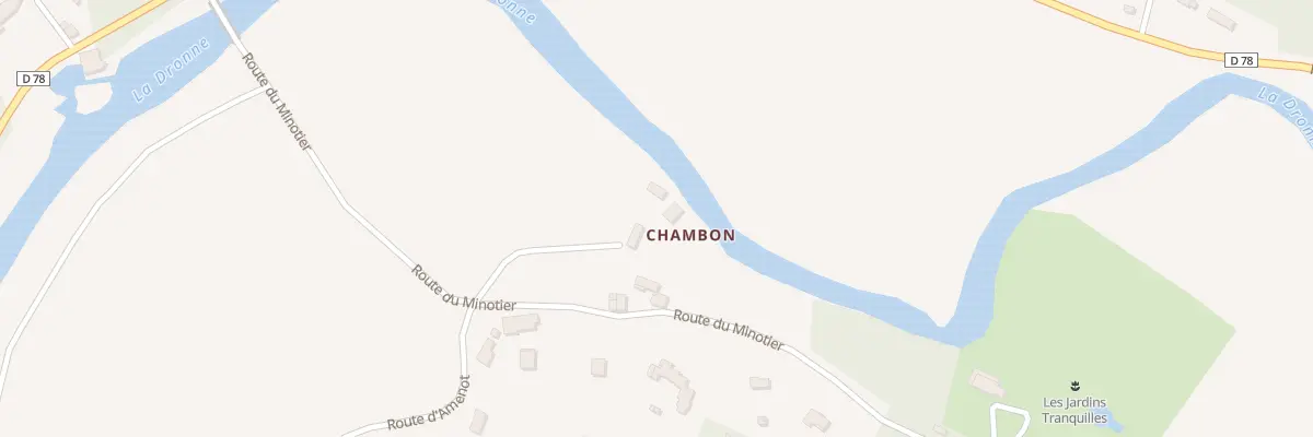 Plan du 2082 Rte du Minotier à Brantôme en Périgord
