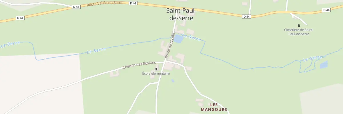 Plan du 12 Le Bourg Sud à Saint-Paul-de-Serre